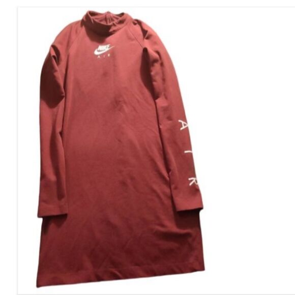 Nike Air Burgundy bodycon dress , size small (small hole back under zipper) - Picture 2 of 7